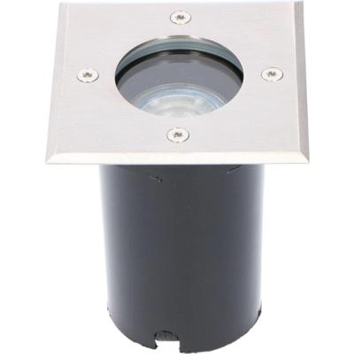LED&apos;s Light RVS LED Grondspot inbouw vierkant - Voor oprit en tuin - IP67 waterdicht - Zilver