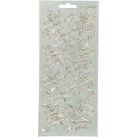 Creativ Company Stickers, bladeren, vel 10x23 cm, goud, 1 vel - thumbnail