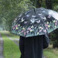 Esschert Design kleur veranderende paraplu bloemenwijde - thumbnail