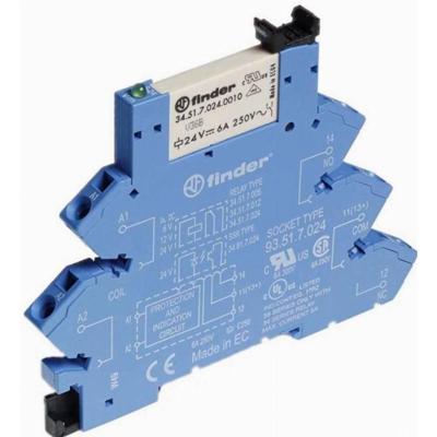 Finder 38.61.7.024.0050 Relaismodule Nominale spanning: 24 V/DC Schakelstroom (max.): 6 A 1x wisselcontact Tray 1 stuk(s) Finder 38.61.7.024.0050 Relaismodule Nominale spanning: 24 V/DC Schakelstroom (max.): 6 A 1x wisselcontact Tray 1 stuk(s)