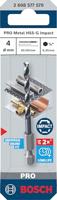 Bosch Accessoires PRO Metal HSS Metaalboor HEX Impact | 4 x 43 x 83 mm - 2608577570 - thumbnail