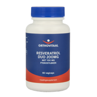 Resveratrol duo 200mg 60 Vegetarische capsules - thumbnail