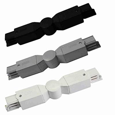 XTS Hoekstuk instelbaar tbv. rail 3-fasen zwart - 5050044