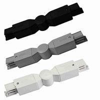 XTS Hoekstuk instelbaar tbv. rail 3-fasen zwart - 5050044 - thumbnail