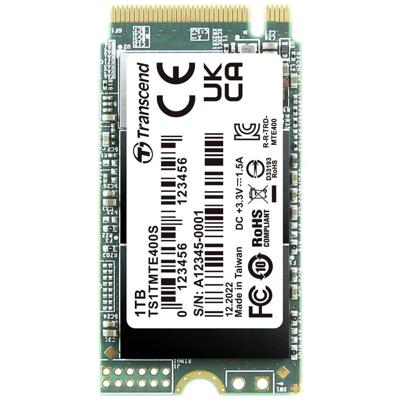 Transcend MTS400S 1 TB NVMe/PCIe M.2 SSD 2242 harde schijf PCIe NVMe 3.0 x4 Retail TS1TMTE400S Transcend MTS400S 1 TB NVMe/PCIe M.2 SSD 2242 harde schijf PCIe NVMe 3.0 x4 Retail TS1TMTE400S