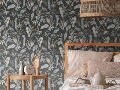 Livingwalls House of Turnowsky - Zwart - Jungle Behang - 388983