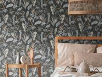 Livingwalls House of Turnowsky - Zwart - Jungle Behang - 388983 - thumbnail