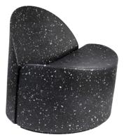 Zuiver Outdoor Fauteuil 'Bloom' kleur Zwart Galaxy - thumbnail