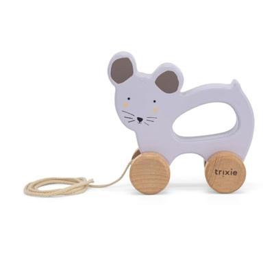 Trixie houten trekfiguur - mrs. mouse
