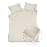 Vandyck Vandyck Purity 86 Stripe Dekbedovertrek 1-persoons (140x200/220) cream tan - thumbnail