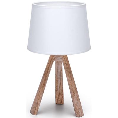 Moderne LED Tafellamp E14 Fitting - Mat Bruin Kunststof Design