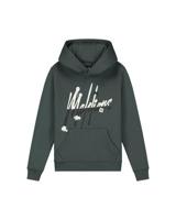 Malelions Hoodie graffiti split - Teal / Off wit - thumbnail