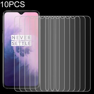 10 stuks voor OnePlus 7T ultra slanke 9H 2.5 D gehard glas scherm beschermende film