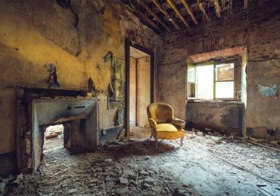 Noordwand Komar Lost Places; Komar Stefan Hefele Fotobehang Yellow - SHX8-152