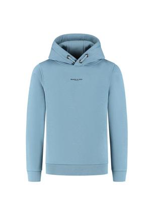 Ballin winter hoodie jongens - blauw/grijs - logo