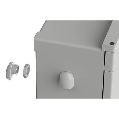 Bopla PS VE XS Polysafe Belüftungselement XS 42600410 Ventilatie-element (l x b x h) 25 x 28 x 10 mm Polyester (glasvezelversterkt) Grijs-wit (RAL 7035) 2