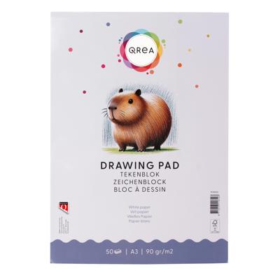Tekenblok Qrea A3 50 vel 90gr gelijmd | 25 stuks Tekenblok Qrea A3 50 vel 90gr gelijmd | 25 stuks
