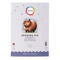 Tekenblok Qrea A3 50 vel 90gr gelijmd | 25 stuks - thumbnail