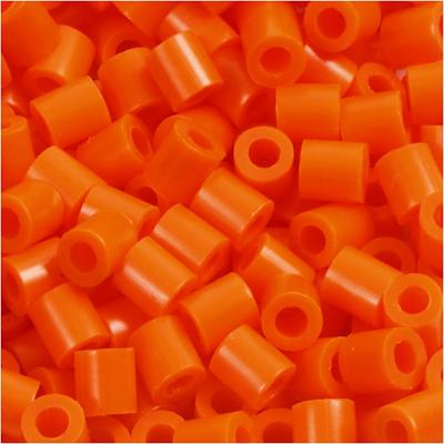 NABBI Foto kralen, afm 5x5 mm, gatgrootte 2,5 mm, medium, helder oranje (13), 6000 stuk/ 1 doos