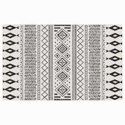 VidaXL Vloerkleed voor binnen buiten laagpolig 190x300 cm meerkleurig