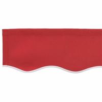 VidaXL Vervangingsdoek voor zonnescherm rood 330 x 195 cm polyester - thumbnail
