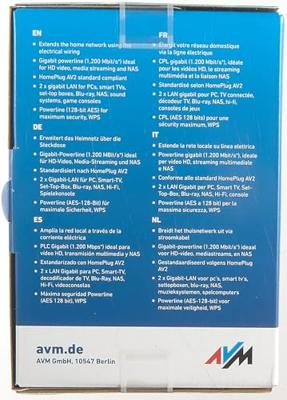 AVM FRITZ!Powerline 1220E Set Powerline Wit - thumbnail