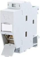 Metz Connect 1309107003-E Netwerkdoos DIN-rails CAT 6A Grijs-wit (RAL 7035) - thumbnail