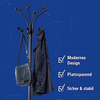 Maul Staande kapstok 9407090 MAULnubis Aantal haken: 20 (Ø x h) 41 cm x 176 cm Staal Zwart 1 stuk(s) Maul Staande kapstok 9407090 MAULnubis Aantal haken: 20 (Ø x h) 41 cm x 176 cm Staal Zwart 1 stuk(s)