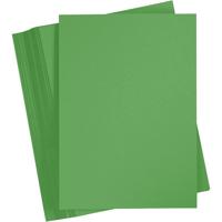 Creativ Company Gekleurd karton, a5, 180 gr, gras groen, 100 vel/ 1 doos - thumbnail