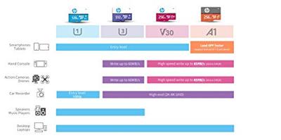Micro SD geheugenkaart met adapter HP HFUD 256 GB