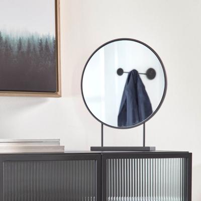 Kave Home Spiegel 'Libia' 45 x 36cm, kleur Zwart Kave Home Spiegel 'Libia' 45 x 36cm, kleur Zwart