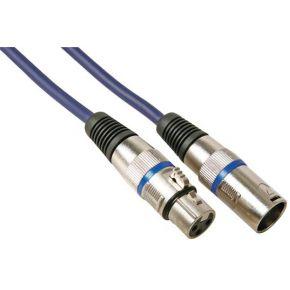 HQ Power Professional DMX 10m audio kabel XLR (3-pin) Zwart