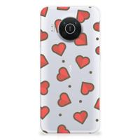 Nokia X10 | X20 | TPU bumper | Hearts - thumbnail