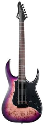 Mooer GTRS Guitars Modern 810 Purple Burst Intelligent Guitar met gigbag
