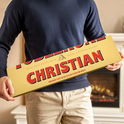 Toblerone reep met naam - 3600 gram