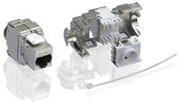 VALUE Cat.6A (klasse EA) Keystone, RJ-45, afgeschermd, zonder gereedschap - thumbnail