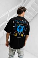 Off The Pitch Global Oversized T-Shirt Heren Zwart - Maat XL - Kleur: Zwart | Soccerfanshop - thumbnail