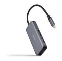 Hub USB NANOCABLE 10.16.4504 Grijs - thumbnail