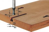 Festool Accessoires T-groeffrees HW schacht 8 mm HW S8 D10,5/NL13 - 491035 - thumbnail