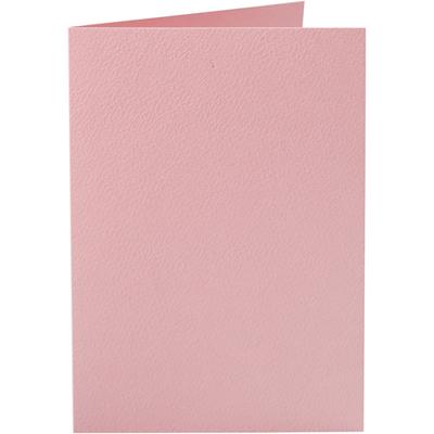 Creativ Company Kaarten, afmeting kaart 10,5x15 cm, 220 gr, roze, 10 stuk/ 1 doos