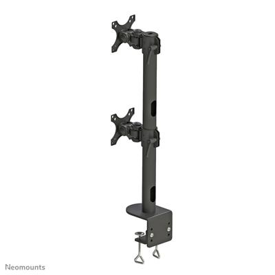 Neomounts FPMA-D960DVBLACKPLUS Monitor-tafelbeugel 43,2 cm (17) - 124,5 cm (49) Zwenkbaar, Roteerbaar, Kantelbaar, In hoogte verstelbaar Zwart