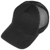 Atlantis AT517 Rapper Jersey Cap - Black - One Size - thumbnail