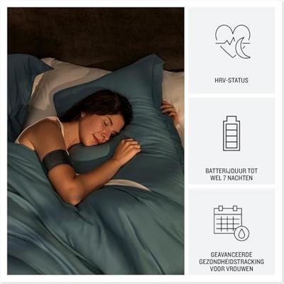Garmin Index Sleep Monitor, Slimme slaap tracker, Inzicht in je gezondheid en herstel, batterijduur tot wel 7 nachten (S/M)