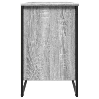 Schoenenkast 90x38x61,5 cm bewerkt hout grijs sonoma eikenkleur