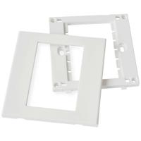 VALUE A/V-Aansluit systeem, Afdekframe voor doos - thumbnail