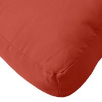 Palletkussen 60x60x9,5 cm stof gemleerd rood - thumbnail