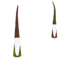 Kerstman vilt met lange puntmuts 43 cm 2 assorti | 24 stuks - thumbnail