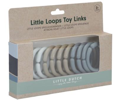 Little Dutch little loops speelgoedringen blauw Little Dutch little loops speelgoedringen blauw