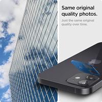 Spigen Glas.tR Optik Camera Screenprotector compatibel met iPhone 12, 2 stuks, Zwart, Antikras, 9H Hardheid Beschermende Film - thumbnail