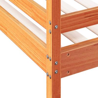 Stapelbed massief grenenhout wasbruin 90x200/140x200 cm